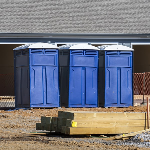 what is the maximum capacity for a single portable restroom in Bacliff TX